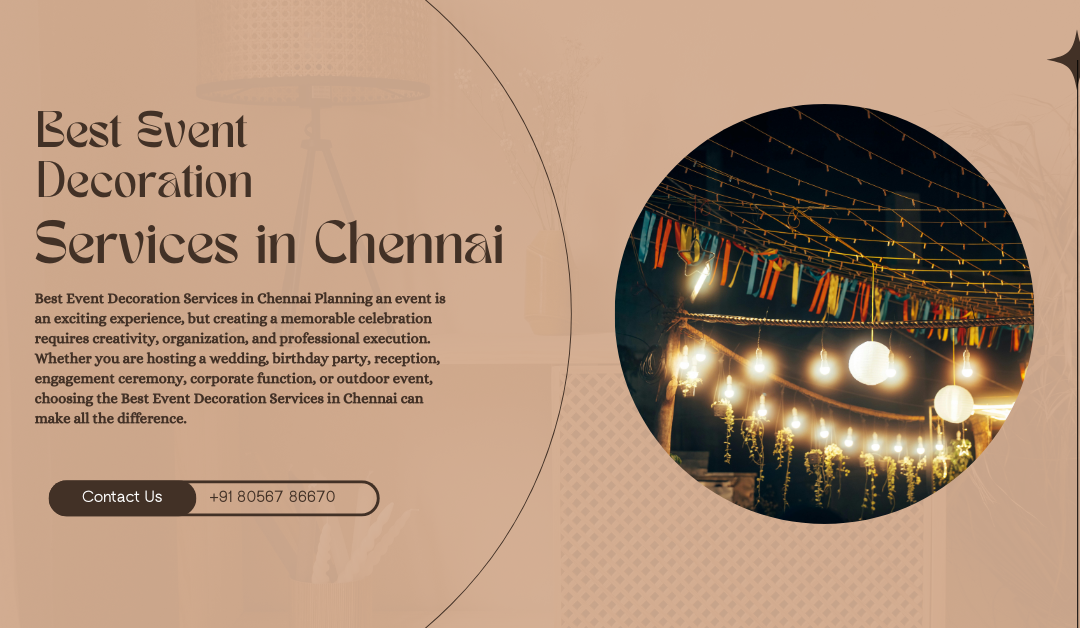 Best event decoration Services in Chennai