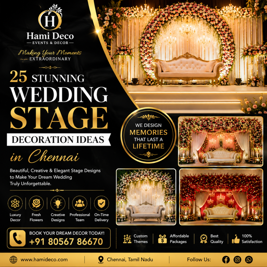 Wedding Stage Decoration Ideas in Chennai