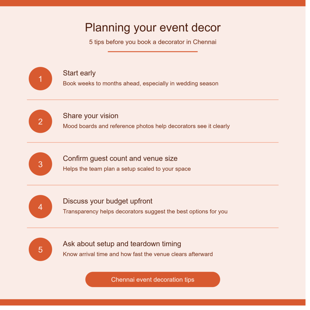 best decoration services in chennai
