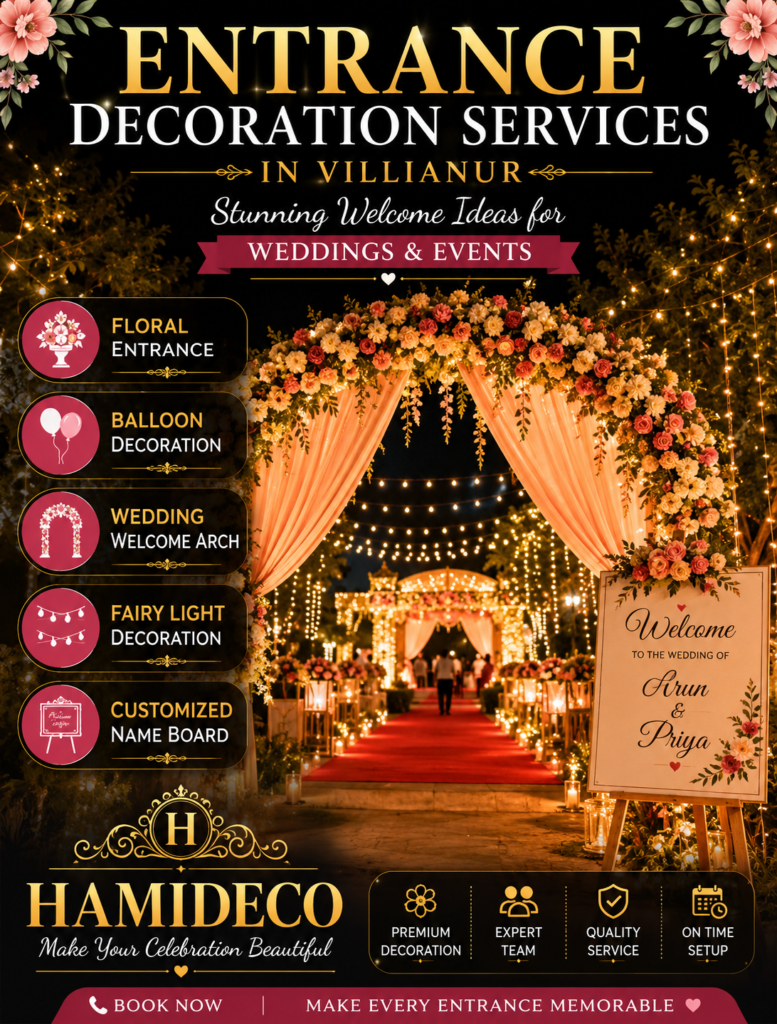 Entrance Decoration Services in Villianur