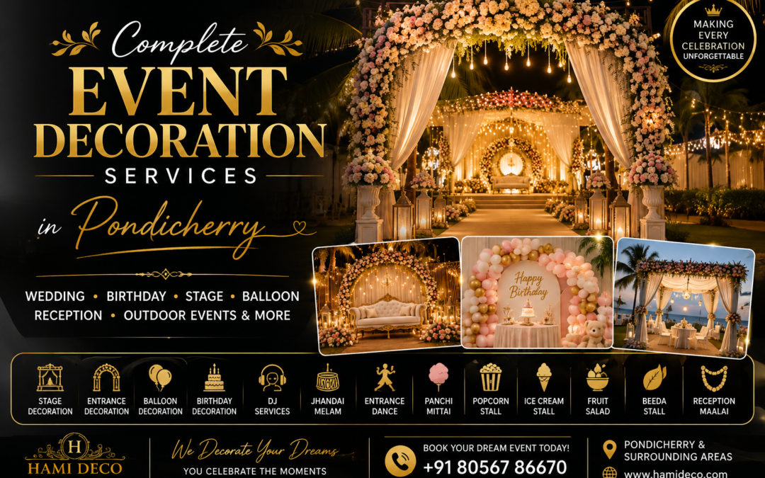 Complete Event Decoration Services in Pondicherry