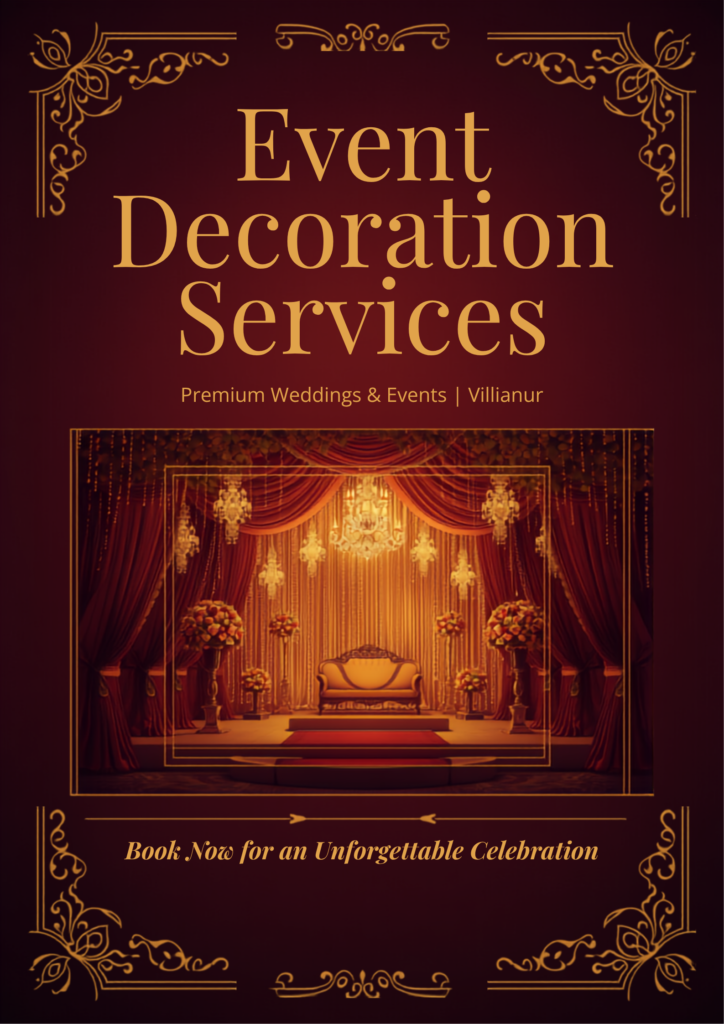 Event Decoration Services in Villianur