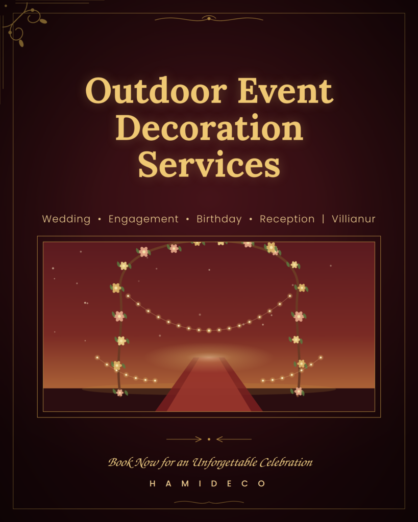 Outdoor Event Decoration Services in Villianur 