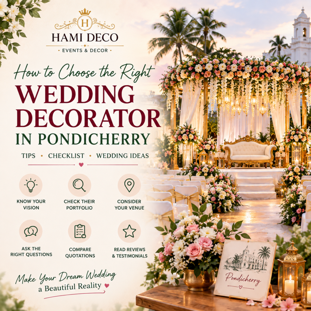 wedding decorator in Pondicherry