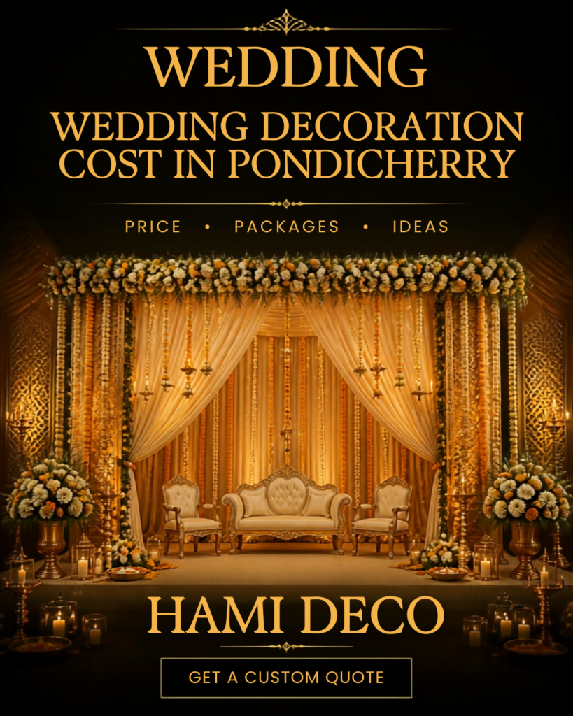 Wedding Decoration Cost in Pondicherry